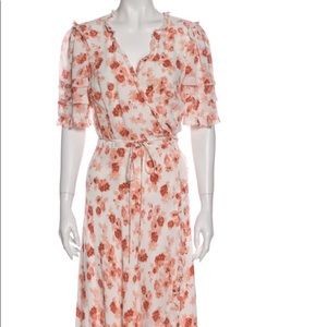 Reformation Wrap Floral Dress